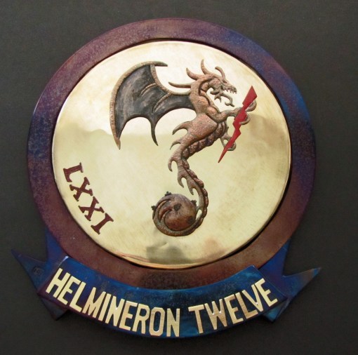 HM-12 Squadron plaque 
