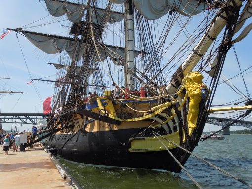 French tall ship Hermione